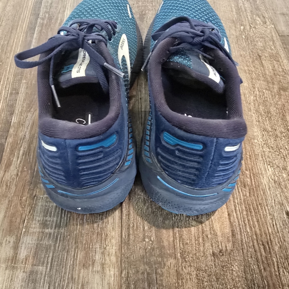 Brooks Adrenaline GTS 22 Titan Teal Gray Athletic  Running Shoes Men  8.5 M D - Picture 3 of 14